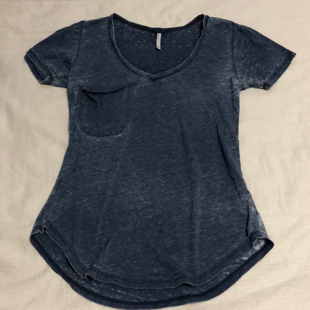 Z Supply Navy Blue Pocket Tee - XS